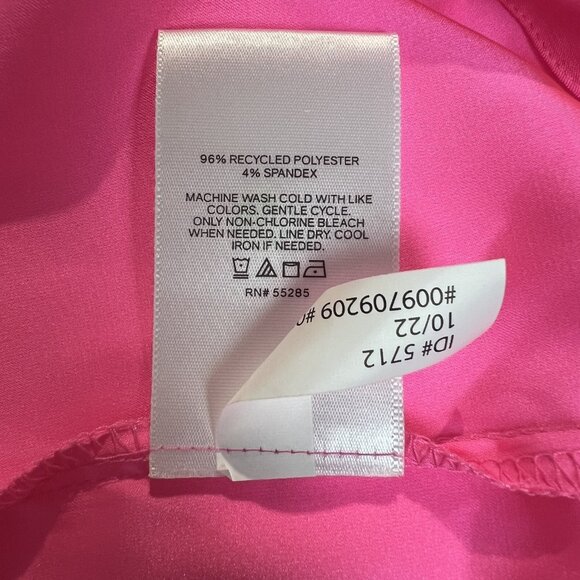 Express Shirt Top Women Large Relaxed Portofino Tie Front Button Long Sleeve NEW - Picture 11 of 13